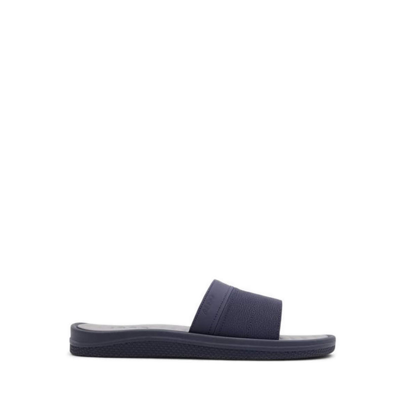 Plantago Flat Sandals - Navy