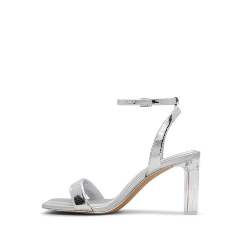 Aurorai Heeled Sandals - Silver