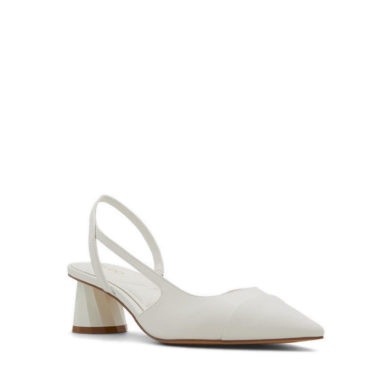 Valaclya Heeled Shoes - White/Bone