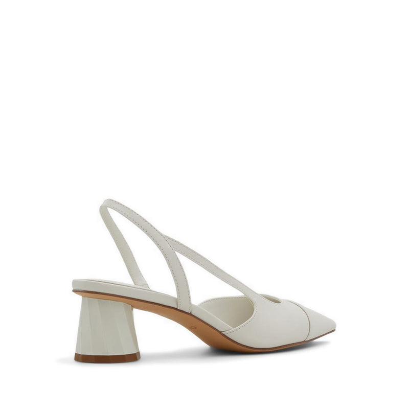 Valaclya Heeled Shoes - White/Bone