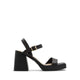 ALDO MONTSE HEELED SANDALS - BLACK