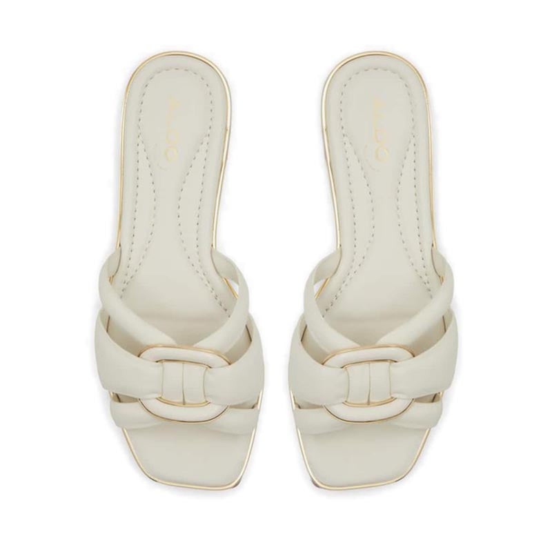Yesenia Flat Sandals - White