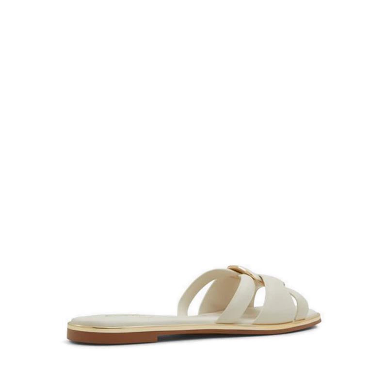 Yesenia Flat Sandals - White