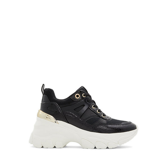 Griedia Women's Jogger Sole Wedge Sneakers - Black