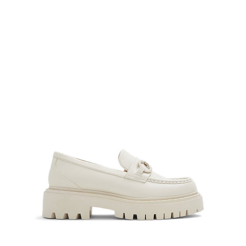 Baberiel Women's Lug Sole Loafers - White