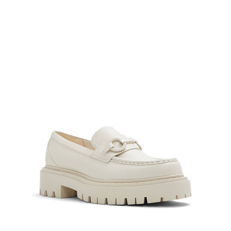 Baberiel Women's Lug Sole Loafers - White