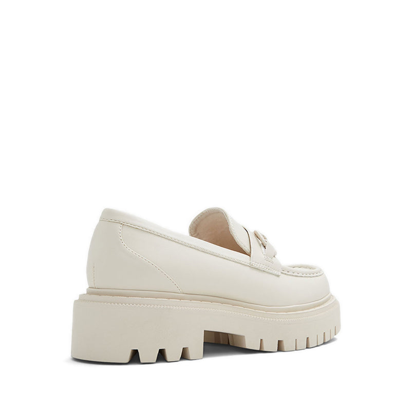 Baberiel Women's Lug Sole Loafers - White