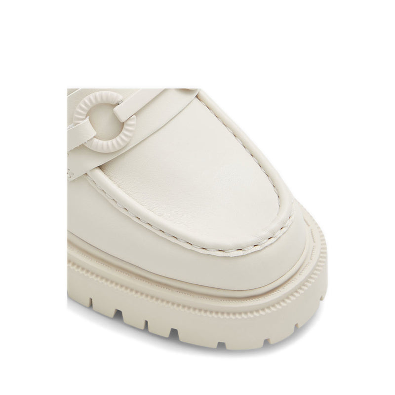 Baberiel Women's Lug Sole Loafers - White