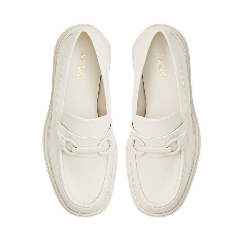 Baberiel Women's Lug Sole Loafers - White