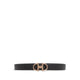 Gorrlenko Men's Belt - Black-Gold Multi