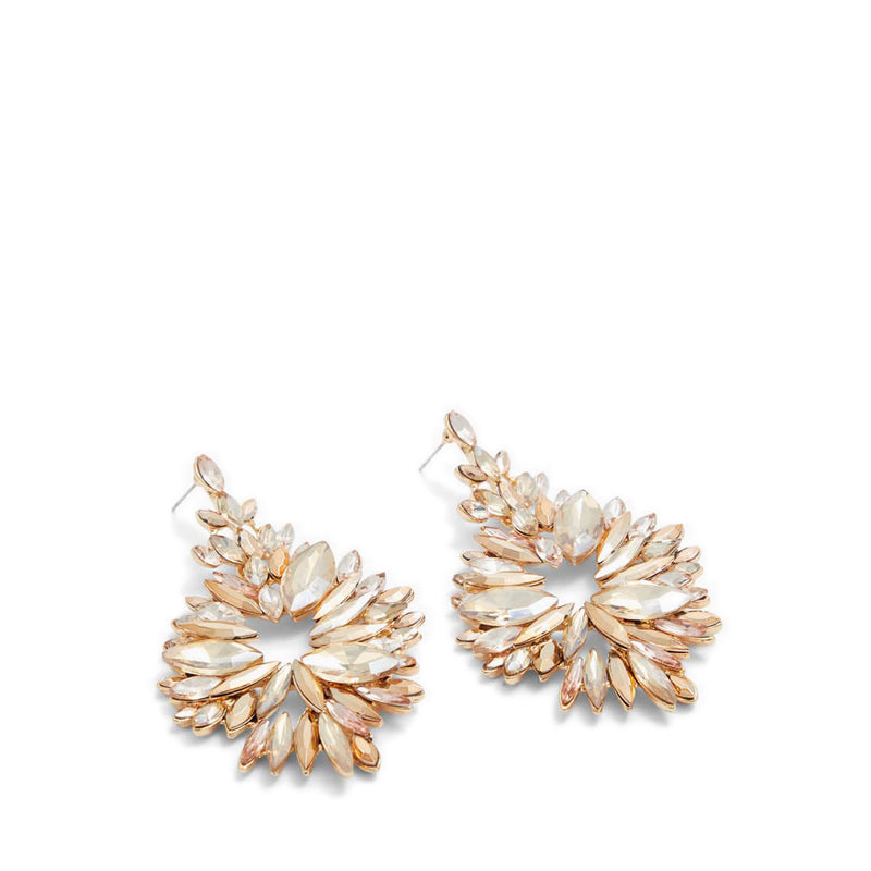 Minny Women's Chandelier Earrings - Bronze