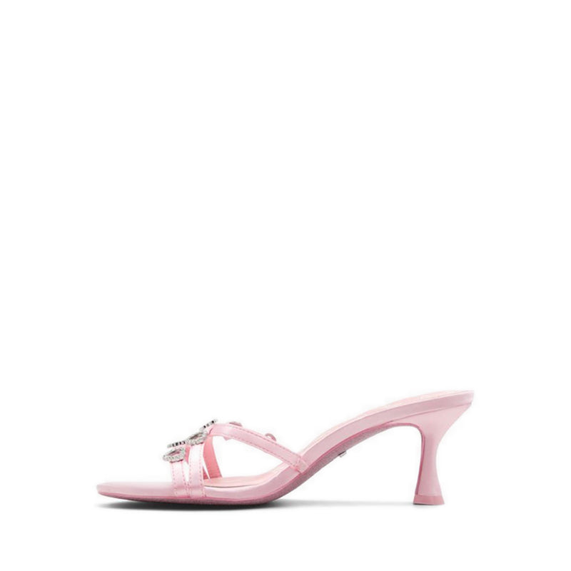BARBIEMULE HEELED SANDALS - PINK