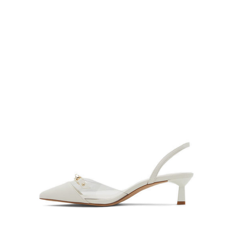 Safiana Women's Heeled Shoes - White/Bone