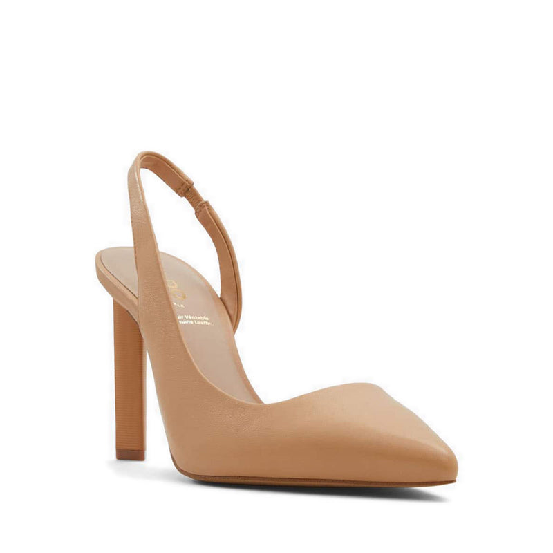 Loucette Women's Sling Back Pump - Dark Beige