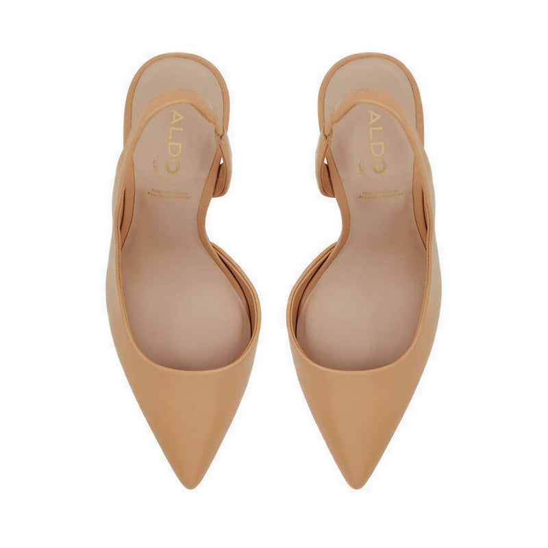 Loucette Women's Sling Back Pump - Dark Beige