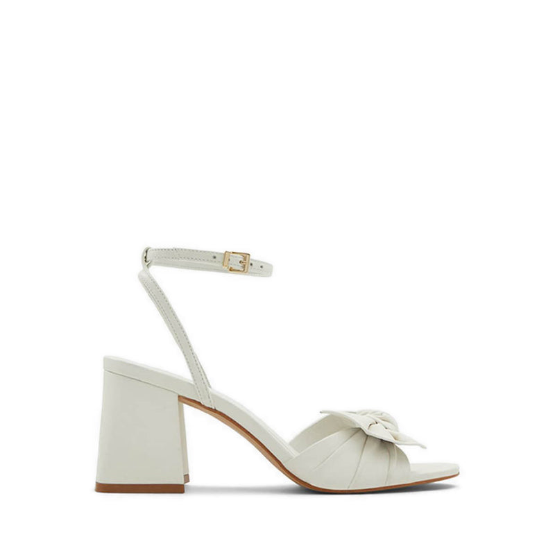 Angelbow Women's Heeled Sandals - White-Bone