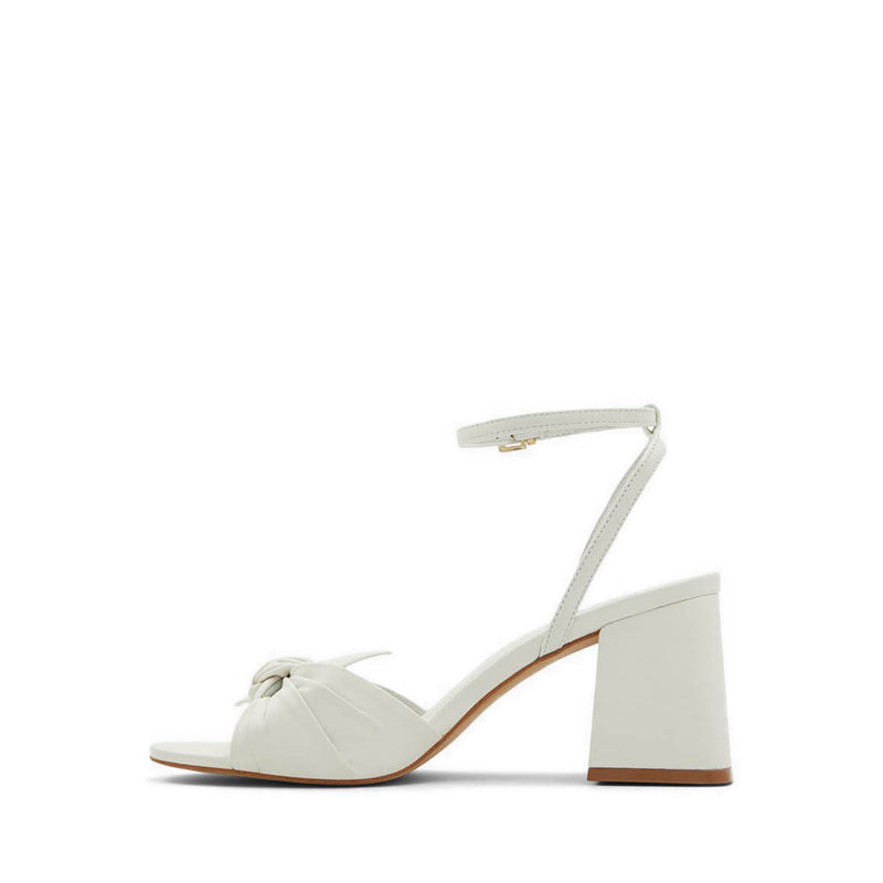Angelbow Women's Heeled Sandals - White-Bone