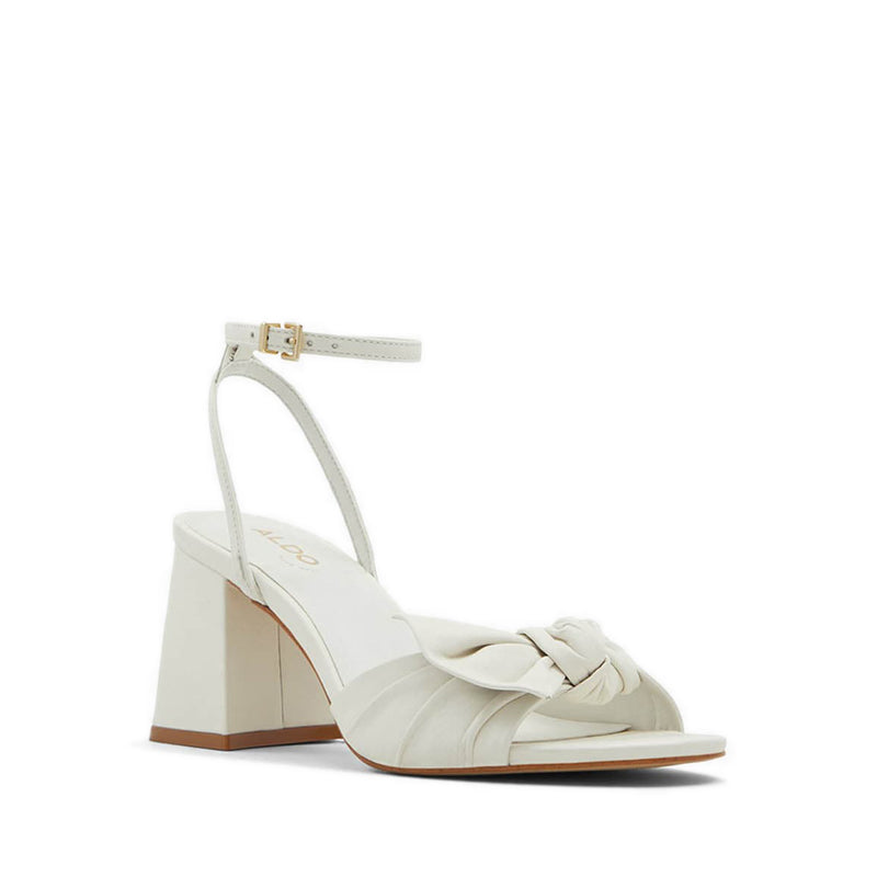 Angelbow Women's Heeled Sandals - White-Bone