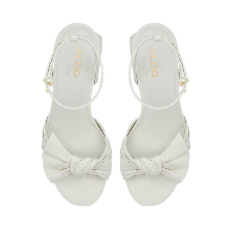 Angelbow Women's Heeled Sandals - White-Bone