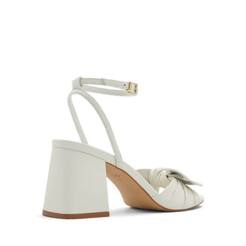Angelbow Women's Heeled Sandals - White-Bone