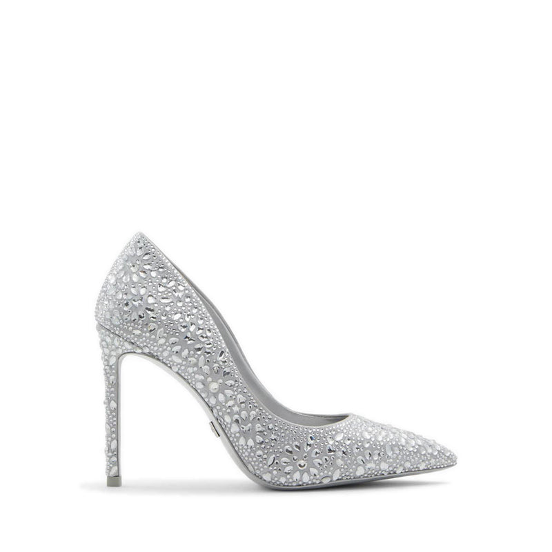 D100 Plstessy Women's Stiletto Pump - Silver
