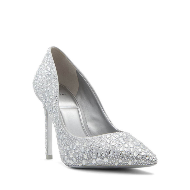 D100 Plstessy Women's Stiletto Pump - Silver