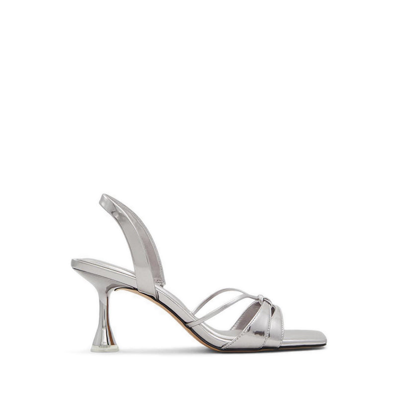 Rufina Women's Heeled Sandals - Silver