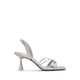 Rufina Women's Heeled Sandals - Silver