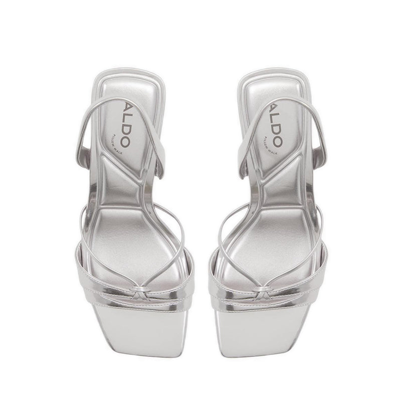 Rufina Women's Heeled Sandals - Silver