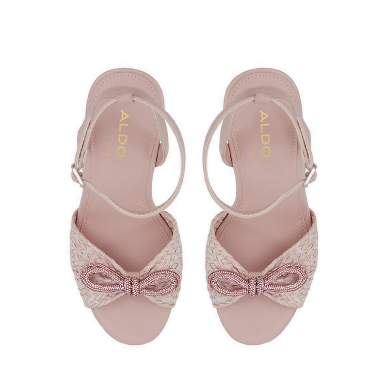 Cheanwan Women's Wedge Sandals - Light Pink