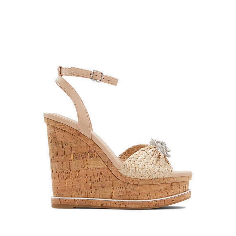 Cheanwan Women's Wedge Sandals - Bone