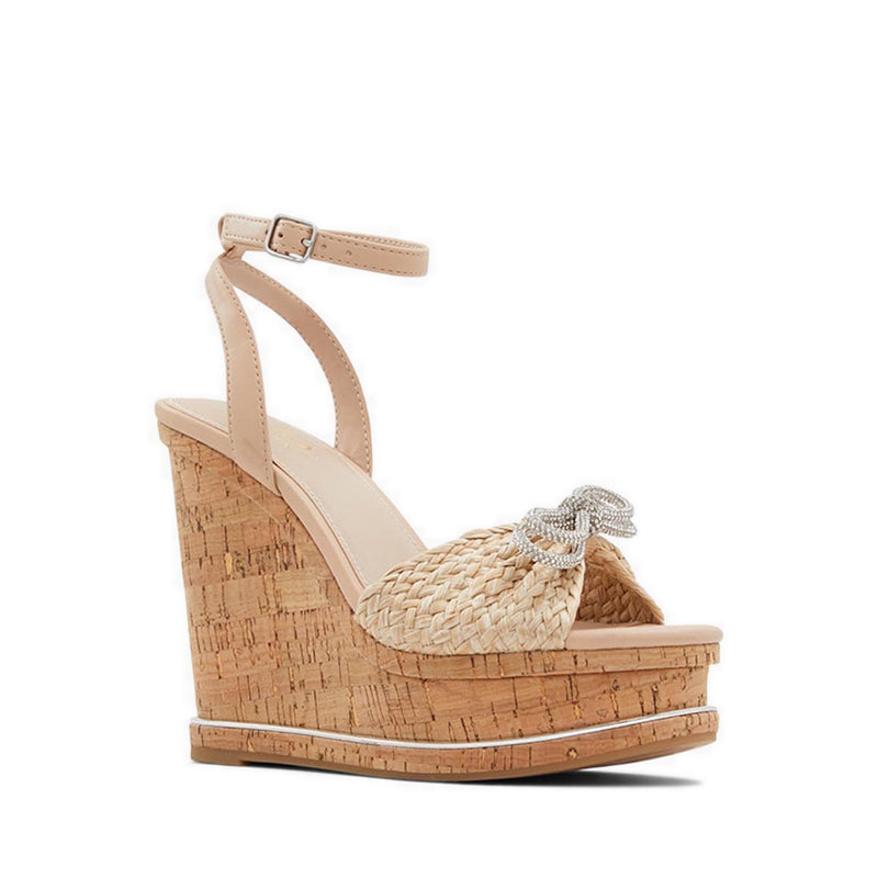 Cheanwan Women's Wedge Sandals - Bone