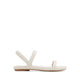 Pomawin Women's Flat Sandals - White/Bone