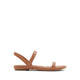 Pomawin Women's Flat Sandals - Cognac