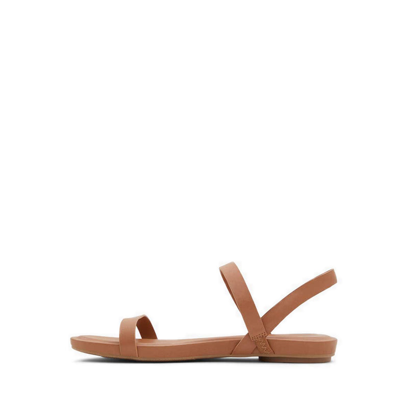 Pomawin Women's Flat Sandals - Cognac