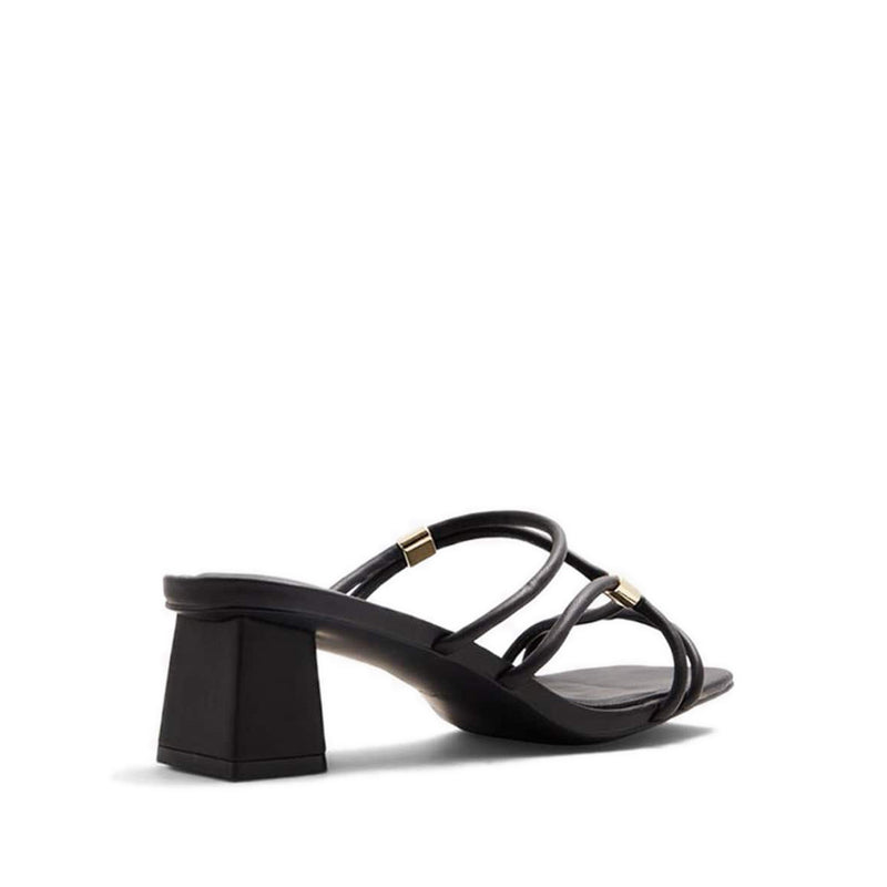 Calamandar Women's Heeled Sandals - Black