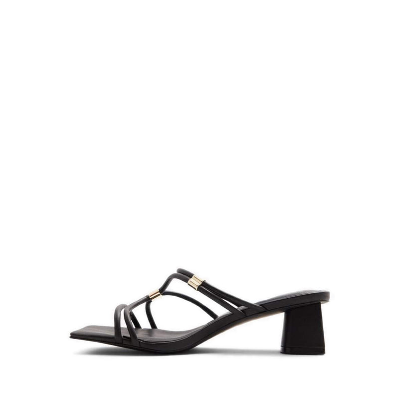Calamandar Women's Heeled Sandals - Black