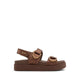 Belijar Women's Flat Sandals - Bronze