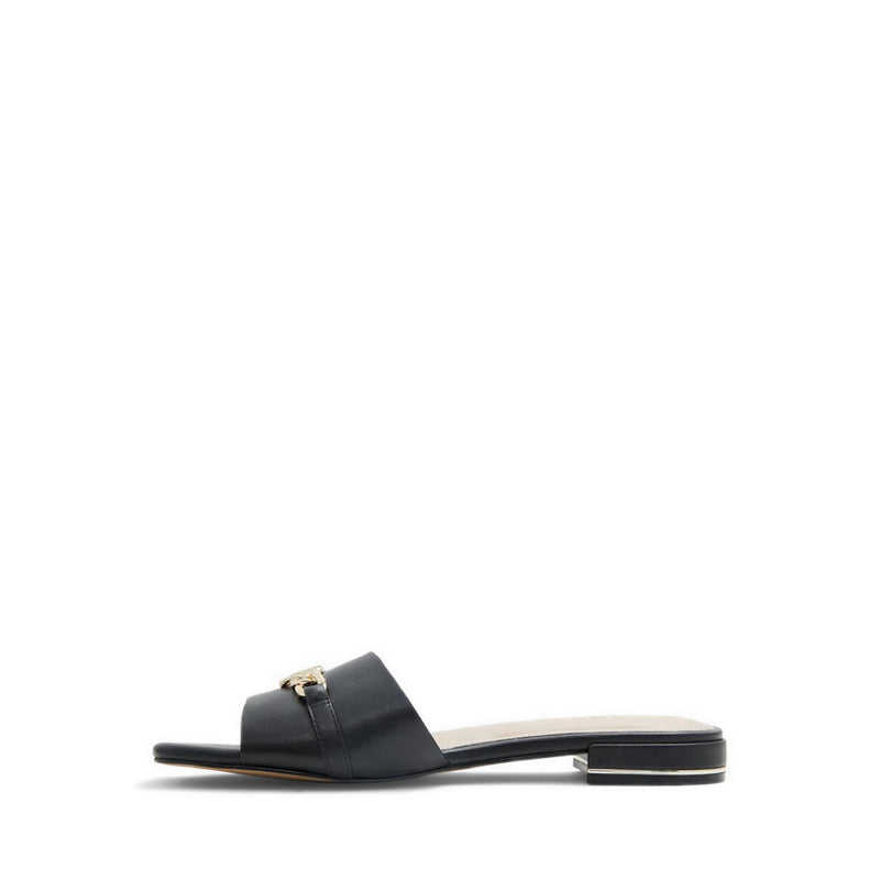 Emina Women's Flat Slide Sandals - Black