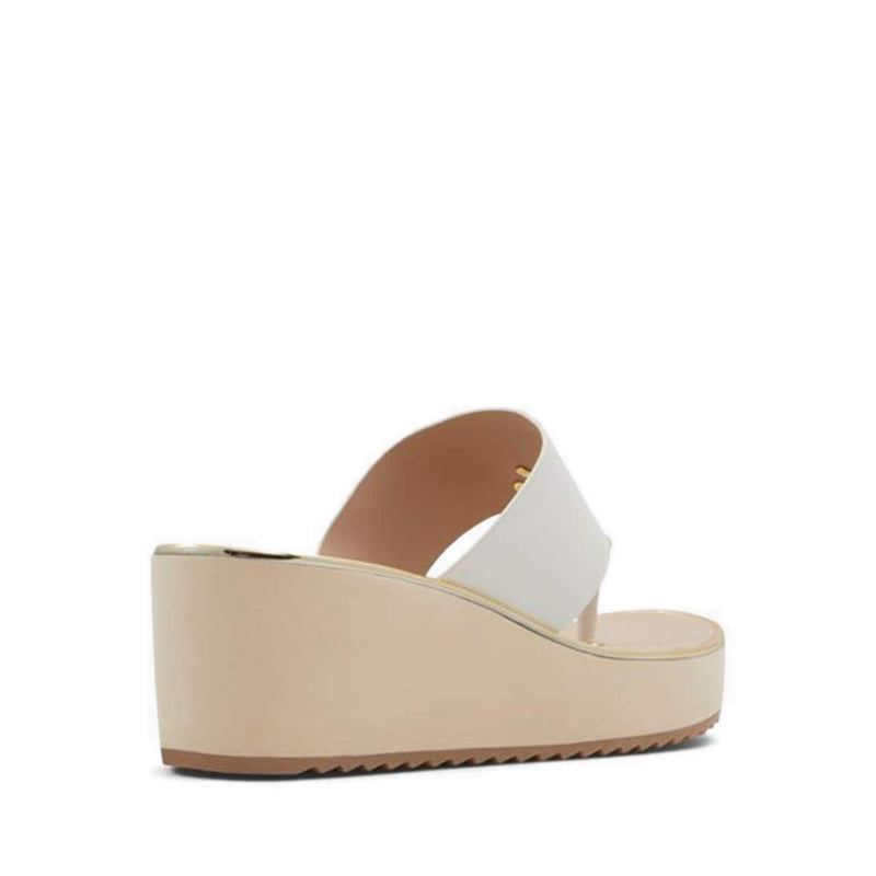 Fassbider Women's Wedge Sandals - White