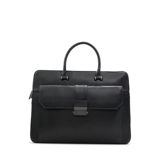 Vermon Men's Laptop Bag - Black