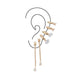 Lagrimitas Women's Pierced Earring - Gold/Clear Multi