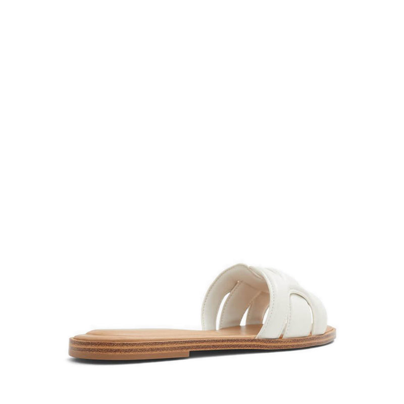 Elenaa Women Slide Sandal - White-Bone