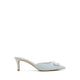 Louisette Women's Heeled Mule - Light Blue
