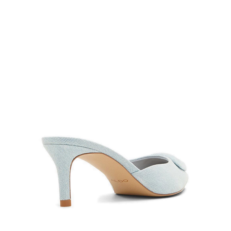 Louisette Women's Heeled Mule - Light Blue