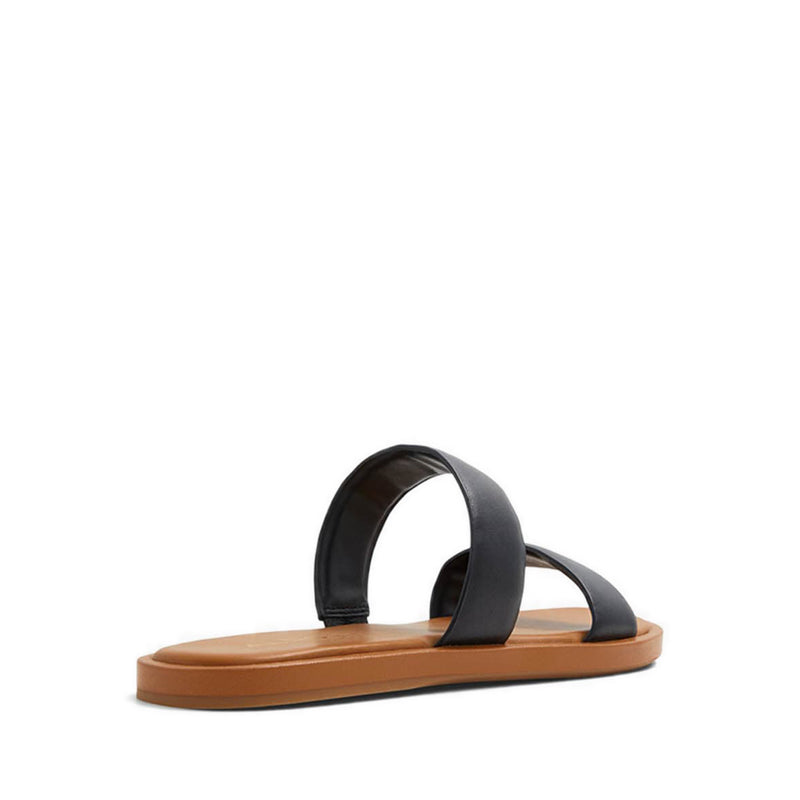 Krios Women's Flat Sandals - Black