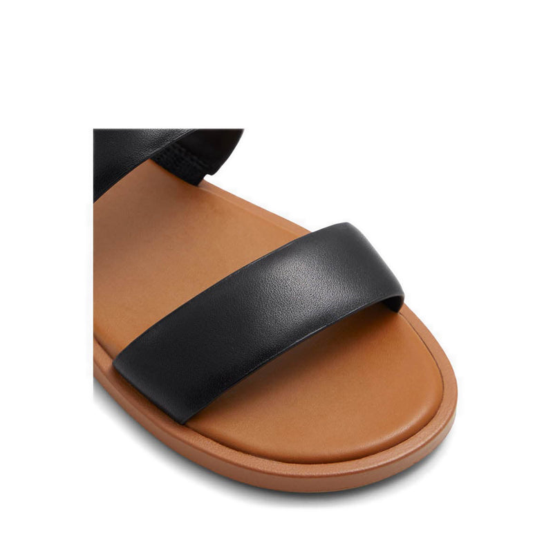 Krios Women's Flat Sandals - Black