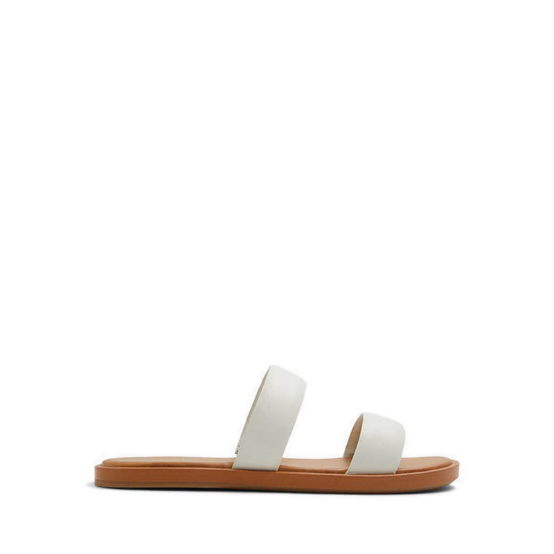 Krios Women Flat Sandal - White-Bone