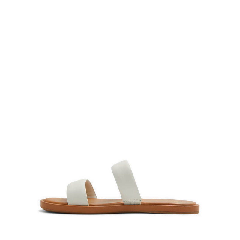 Krios Women Flat Sandal - White-Bone