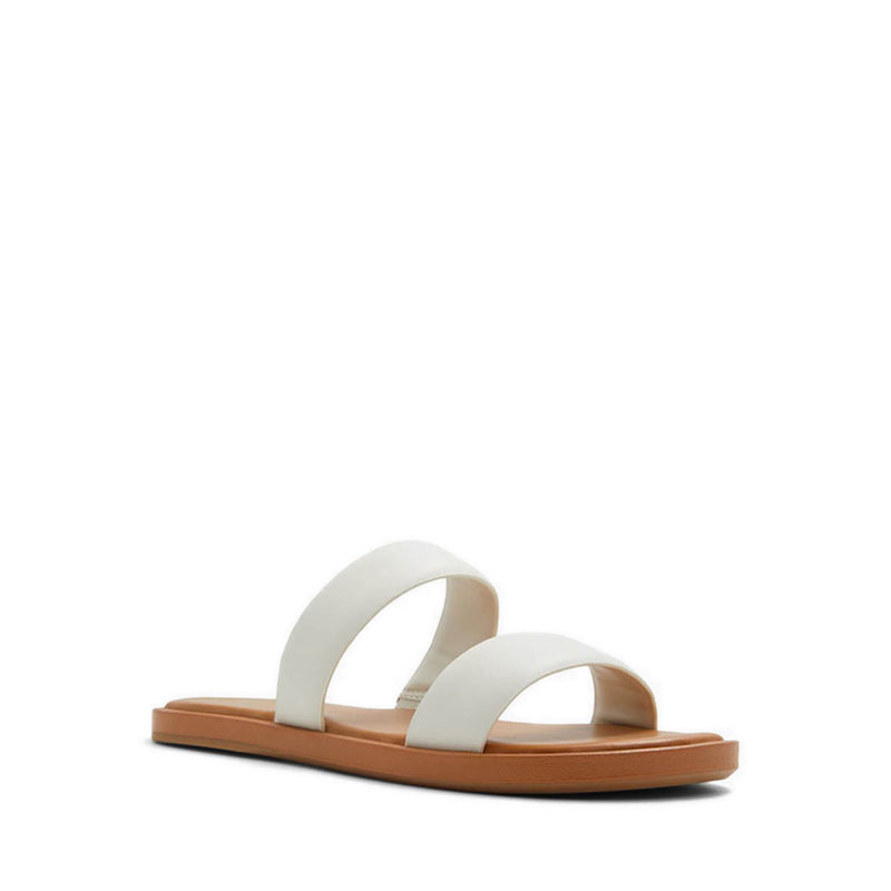 Krios Women Flat Sandal - White-Bone